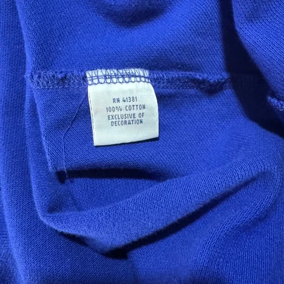 Polo Ralph Lauren Mens Royal Blue Pink Pony Cotton Pique Polo Shirt Size M - Picture 5 of 9